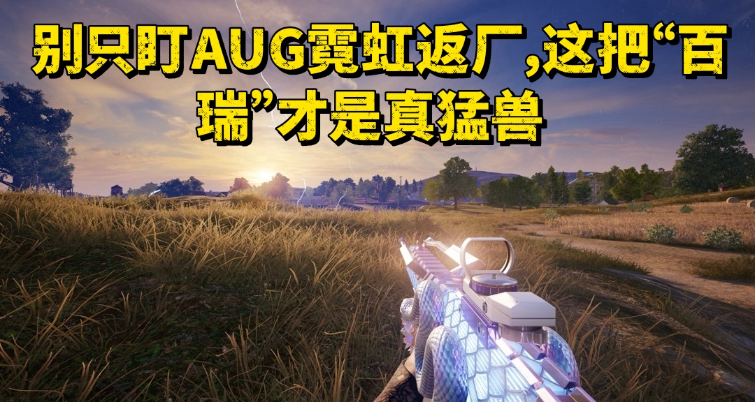 別隻盯AUG霓虹返廠，這把“百瑞”纔是真猛獸