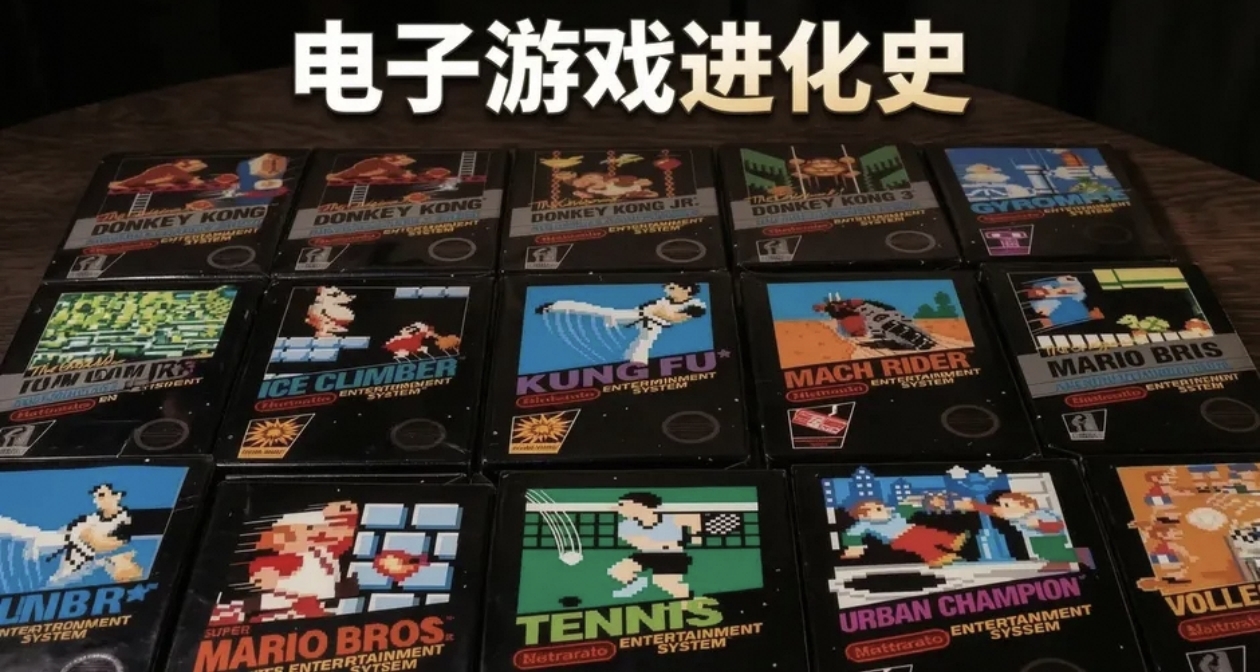 當科學家開始摸魚，人類便擁有了電子遊戲。電子遊戲進化簡史！
