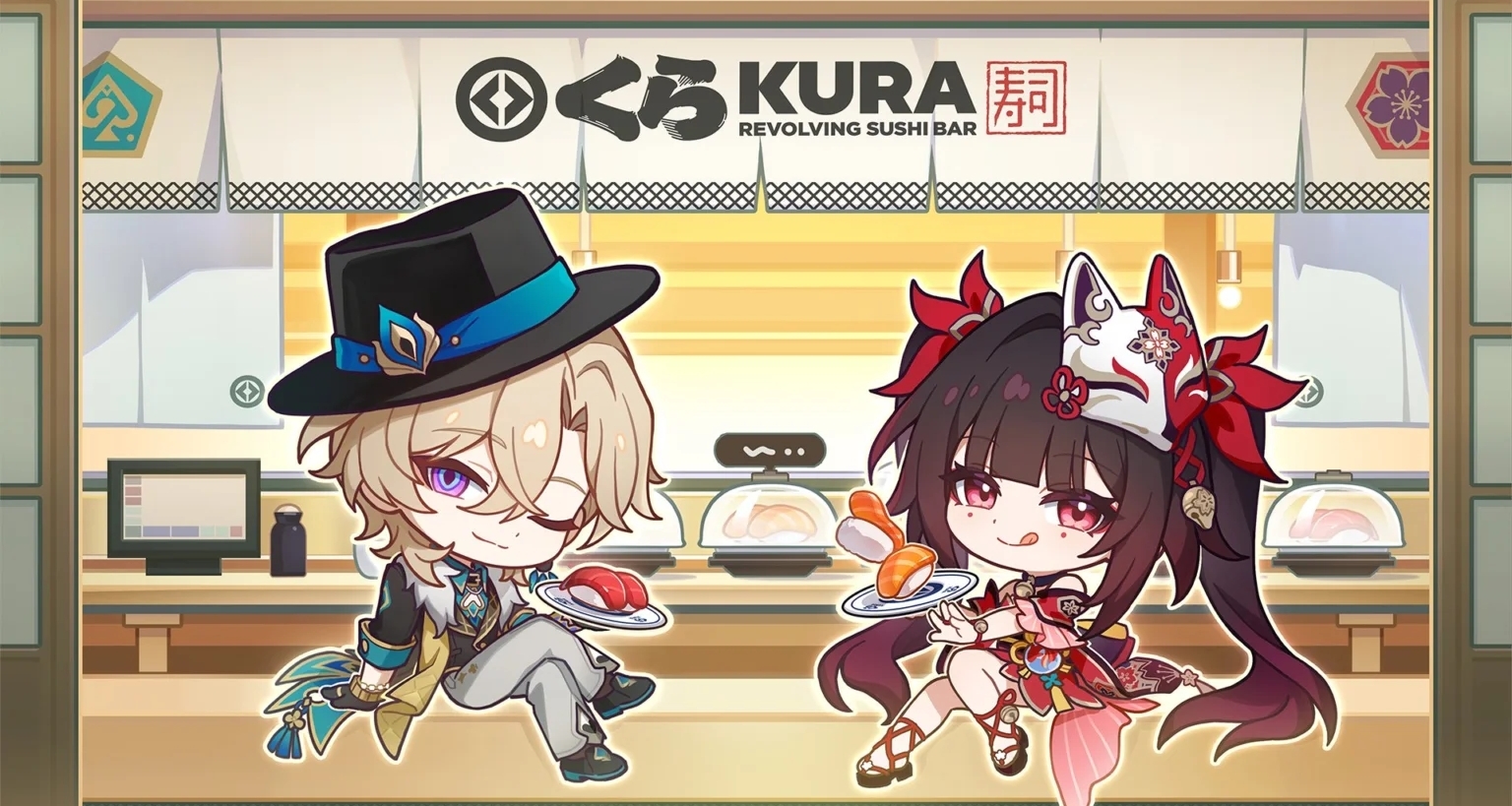 崩壞：星穹鐵道×Kura Sushi｜藏壽司聯動活動相關詳情現已公開
