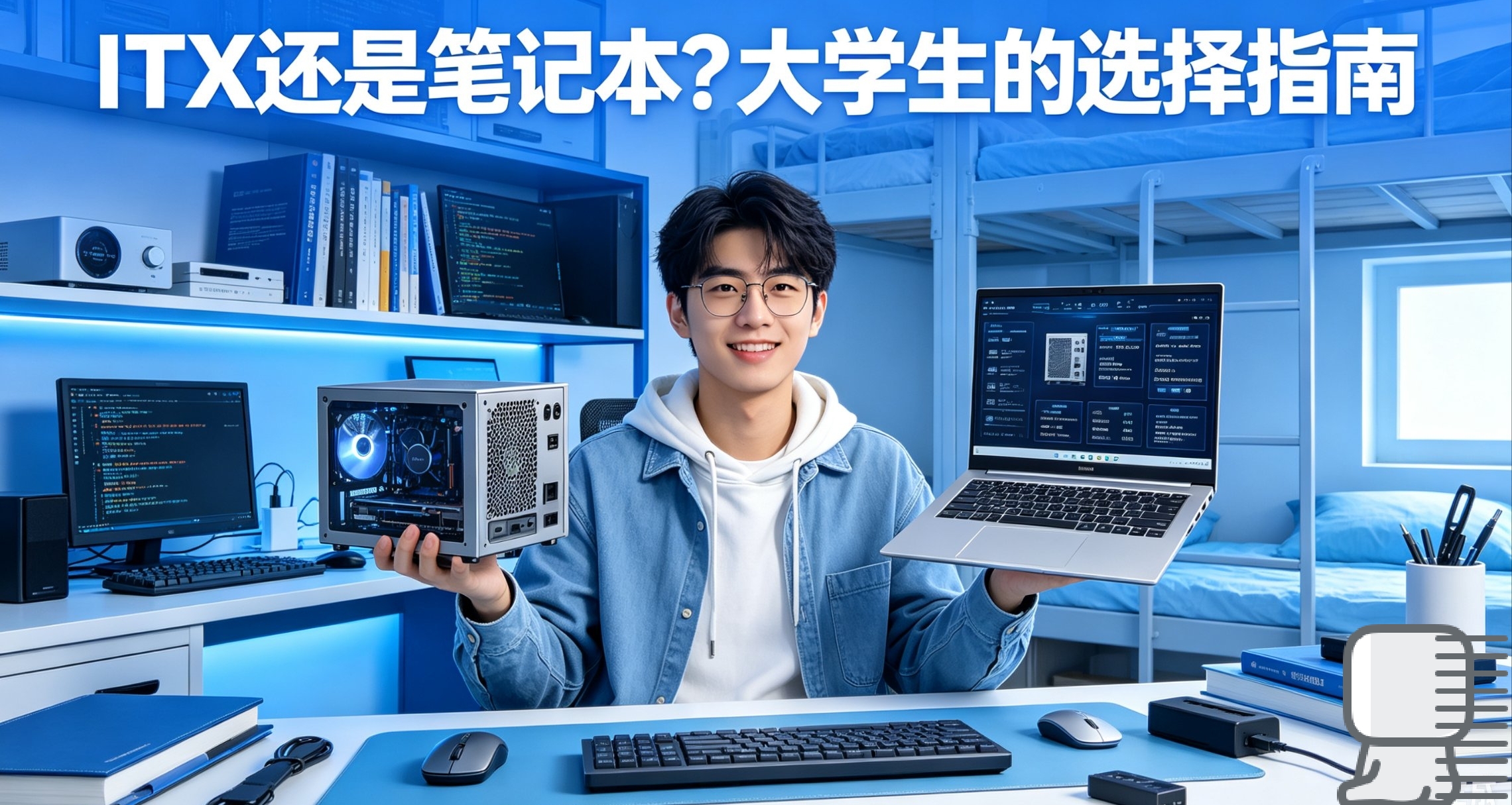 準大學生們的電腦應該選ITX還是筆記本？買什麼外設？