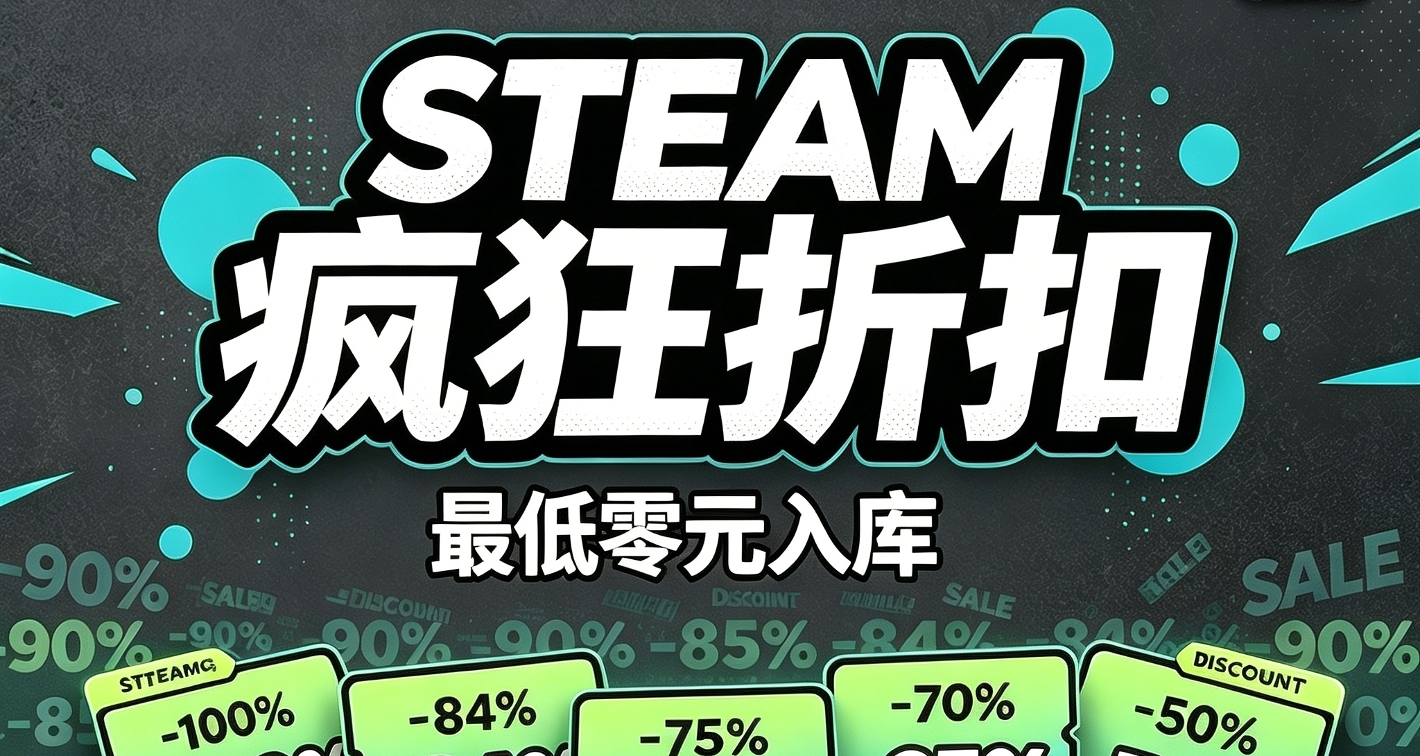 Steam夏促倒計時搶跑版！51款史低佳作，最低0元！