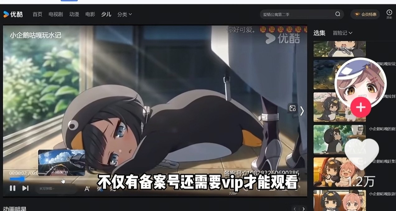 【博主自制 AI动画 被搬运至优酷收费观看，相关剧集现已下架】