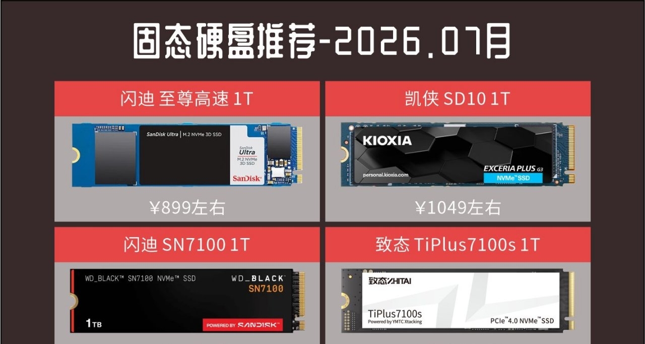固态推荐-2026.07