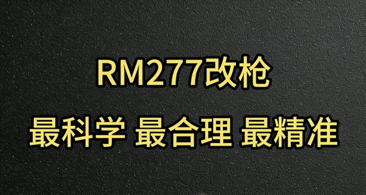 S10赛季RM277最强中远程步枪改装，这枪到底有没有力气？