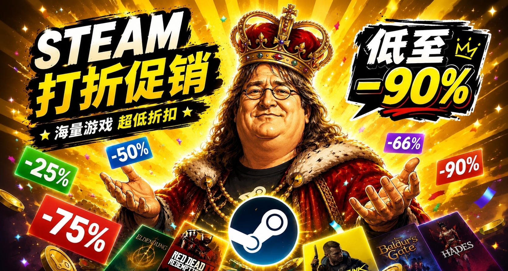 僅需3元！爆肝100款20元以內近期Steam打折促銷遊戲！一杯奶茶錢！