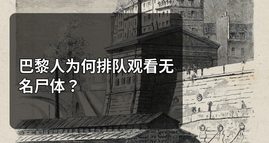 巴黎人为何排队观看无名尸体？