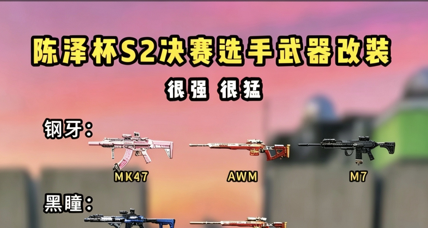 陈泽杯S2决赛选手武器改装