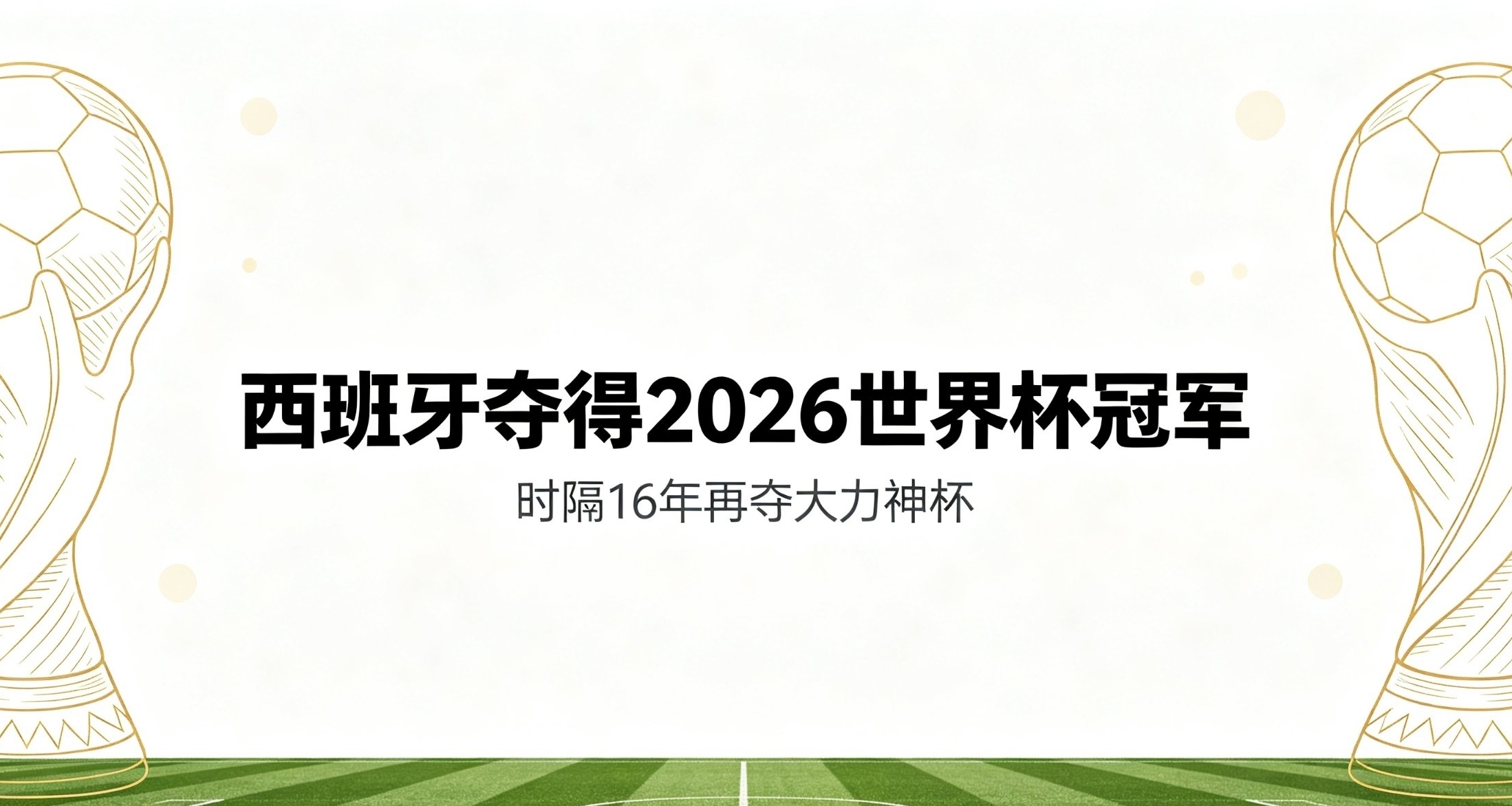 時隔16年登頂世界盃，西班牙獎金收入曝光