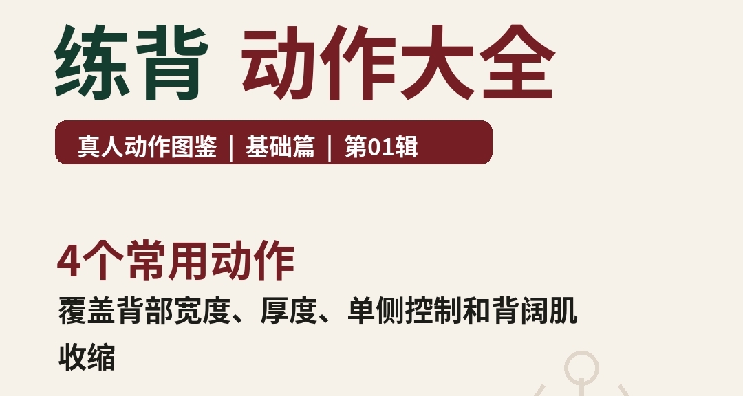 练背动作大全｜高位下拉、划船怎么安排