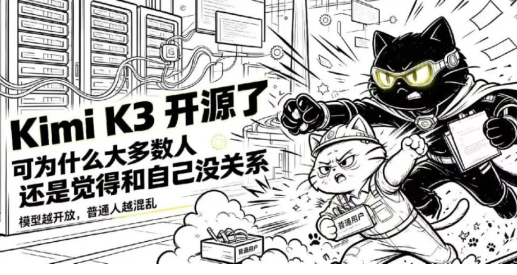 5分钟讲透：Kimi K3开源这件事，到底和普通人有什么关系？