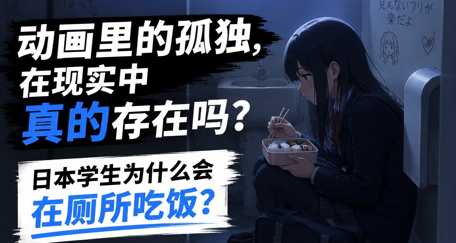 动画里那些躲在厕所吃饭的少女，现实中真的存在吗？
