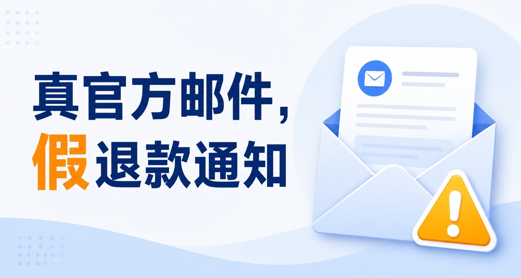 警惕新型詐騙：真官方郵件，假退款通知
