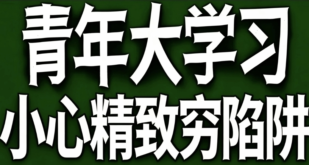青年大學習·小心精緻窮陷阱
