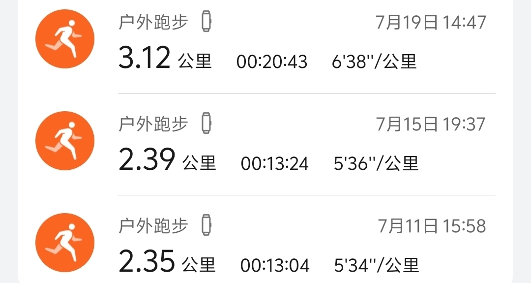 5公里記錄