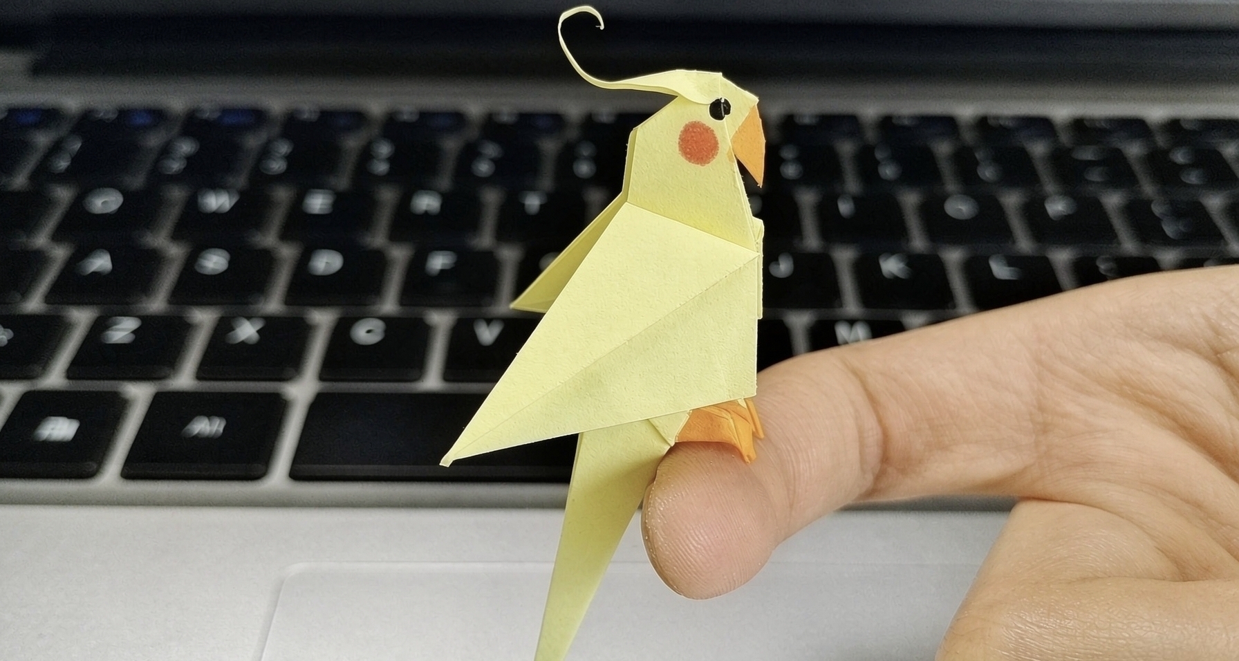 摺紙還原玄鳳，神態簡直一模一樣~