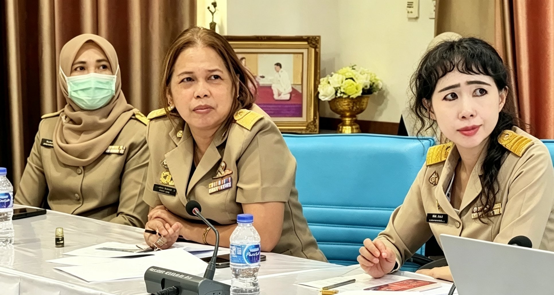 泰國女公務員會議照爆火
