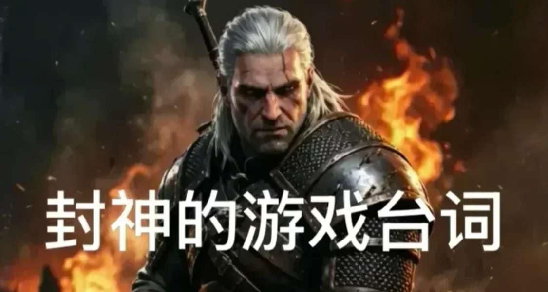 那些封神的遊戲角色臺詞！