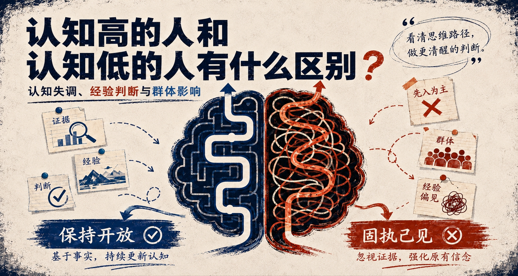 认知高的人和认知低的人有什么区别？