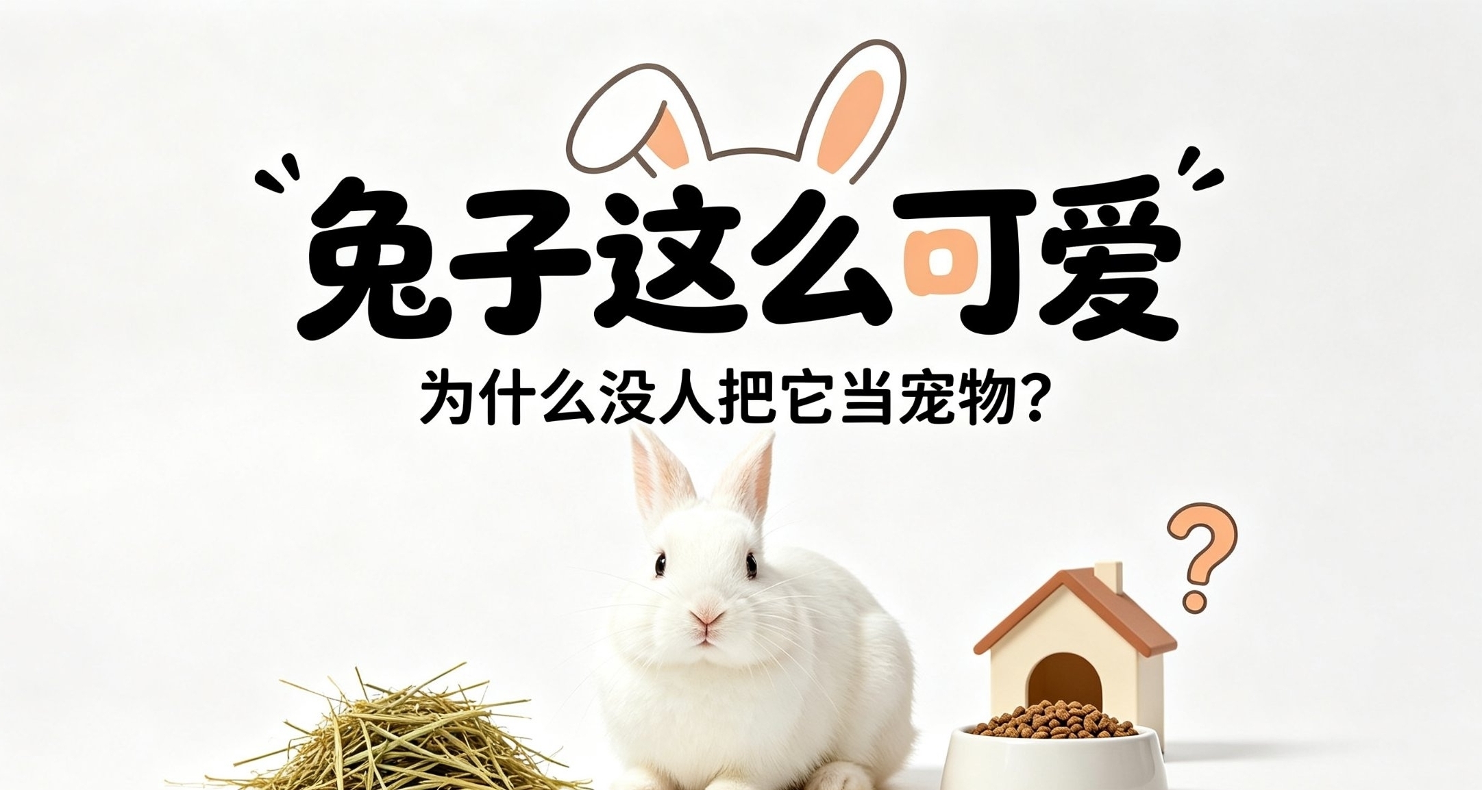 兔子这么可爱，为什么很少有人把它当宠物？