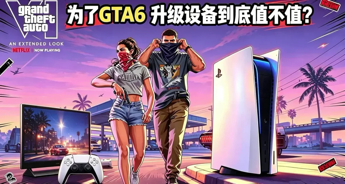 《GTA6》最新實機曝光，我卻開始擔心自己的配置了😭！