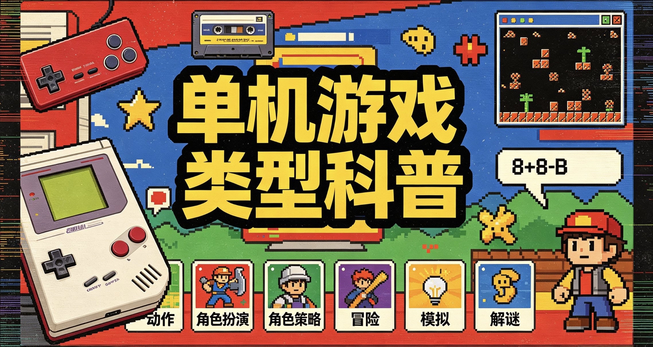 萌新必备的单机游戏类型科普【单机入坑攻略05】