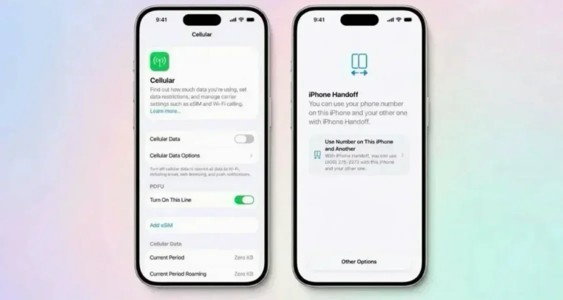 兩臺 iPhone 可共用一個手機號