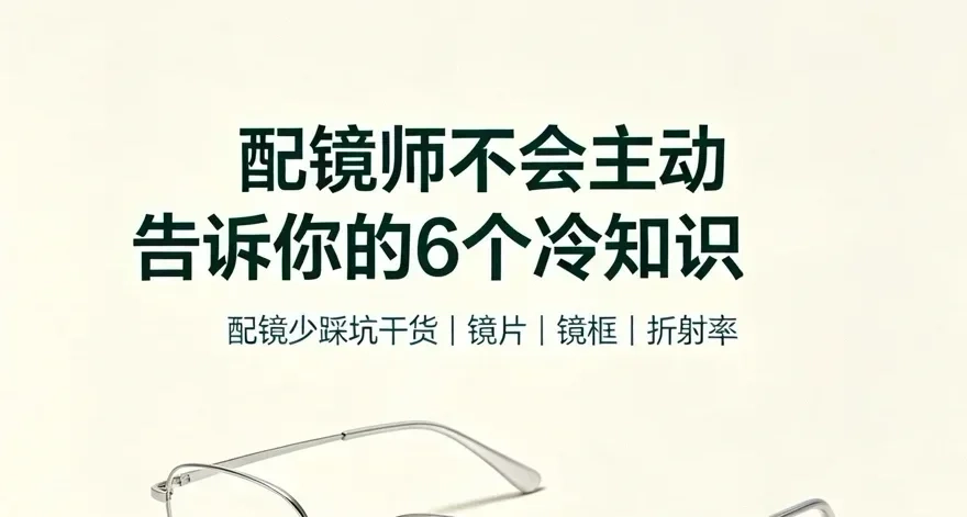 配镜师不会主动告诉你的6个冷知识🤫