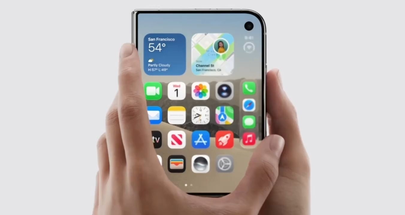 已严肃学习，国产厂商跟进iPhone Duo折叠动画