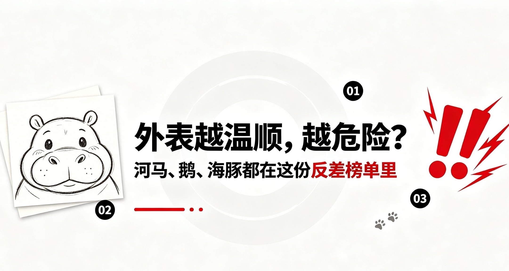 看似温顺无害，实则杀伤力爆表的常见动物