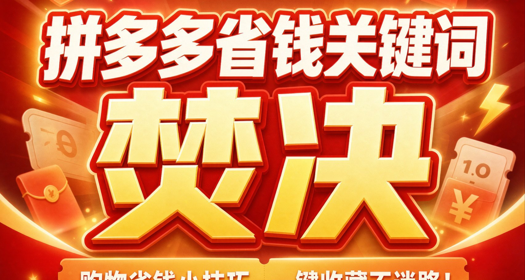 拼多多省錢焚決！這樣搜更省錢！