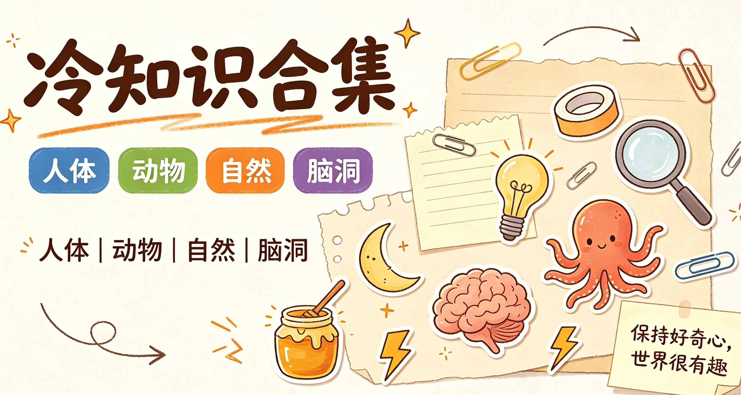 真的很喜欢收集这些奇奇怪怪的冷知识🤯
