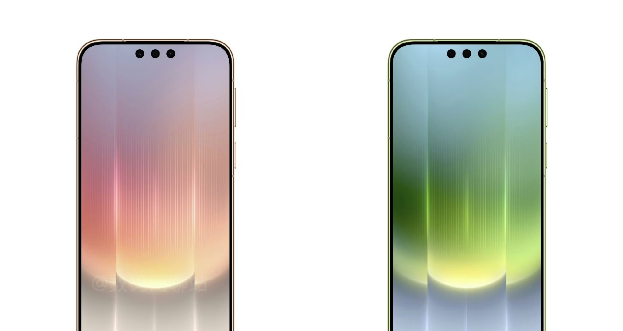 【華爲Mate 90系列 正面官方渲染圖曝光：三挖孔，支持3D人臉】
