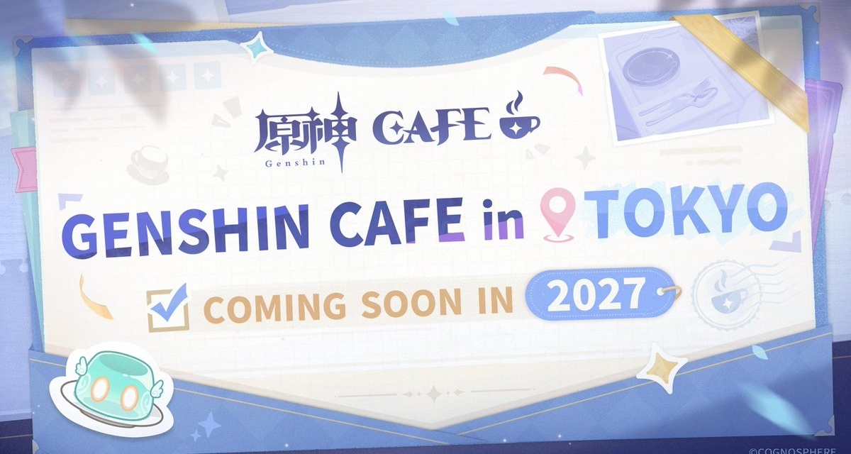 原神咖啡館CAFE新店預計2027年將在東京TOKYO開業