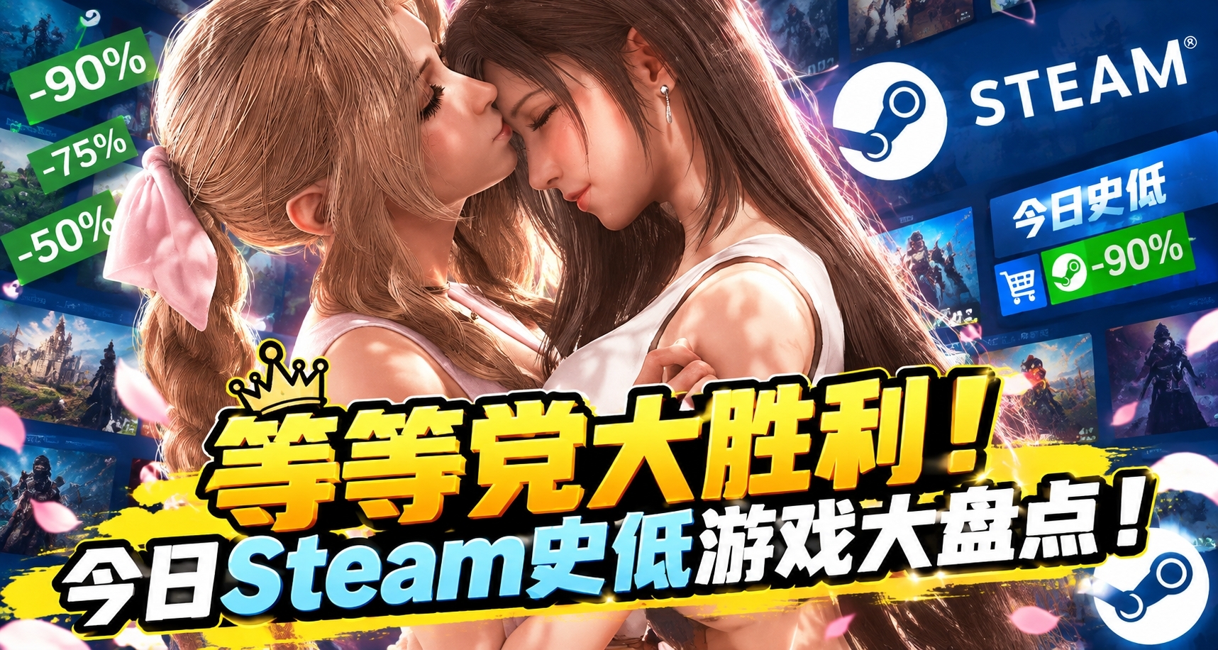 秋促必入！最低僅需3.5元！77款史低遊戲大盤點！🌹🌹🌹