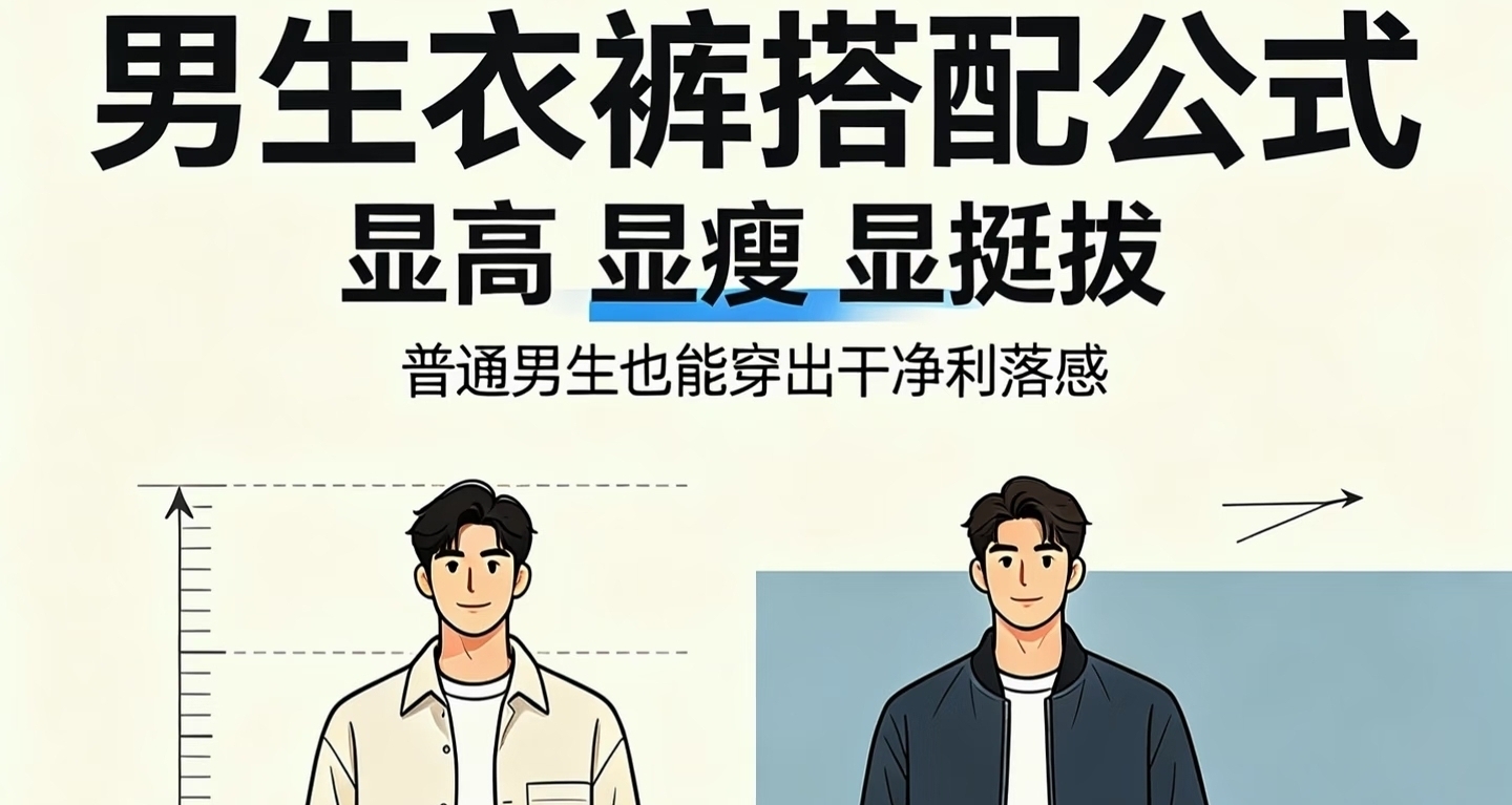 普通男生的基础穿搭公式