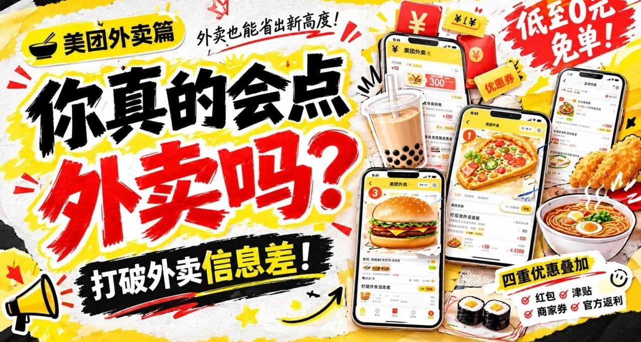你真的會點外賣嗎？教你打破外賣信息差！ 【美團外賣篇】