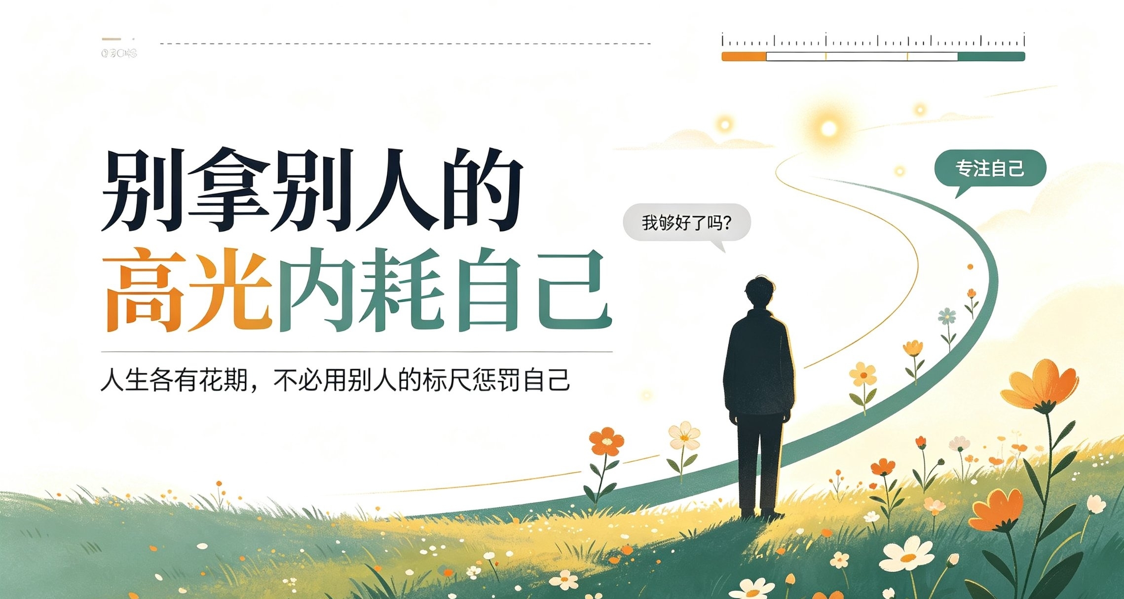 別拿別人的高光內耗自己，人生各有花期