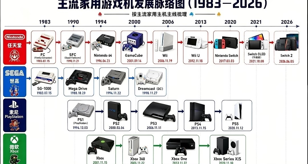 客厅里的50年，游戏主机发展史