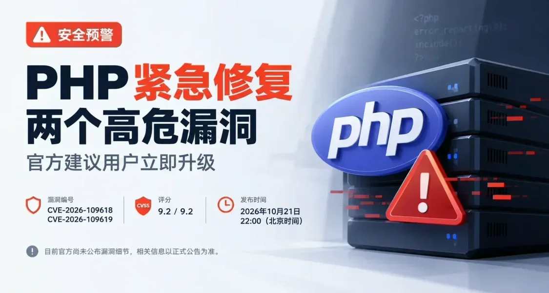 PHP 發現史詩級漏洞，官方建議用戶立即升級