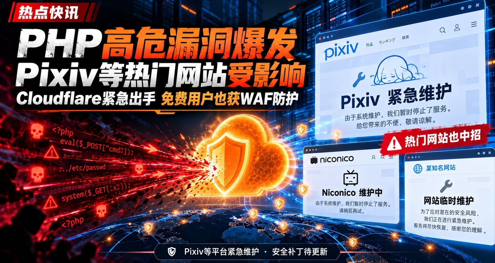 PHP 爆发严重安全危机！pixiv等网站受到影响