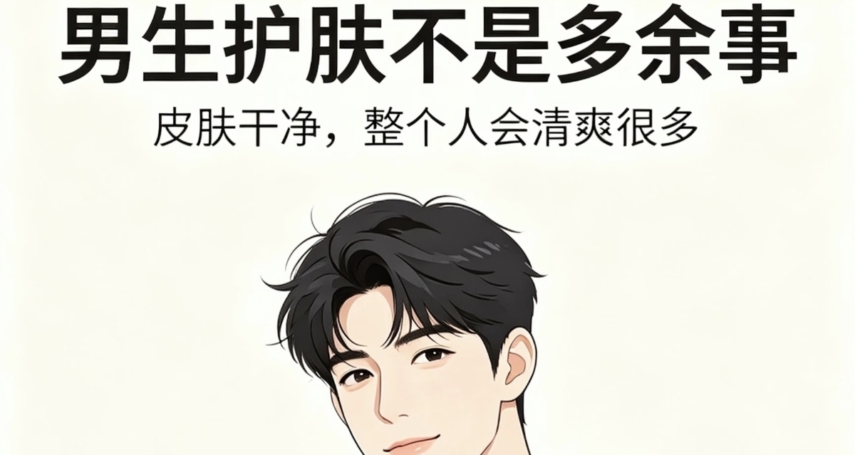 热知识“男生护肤不犯法”