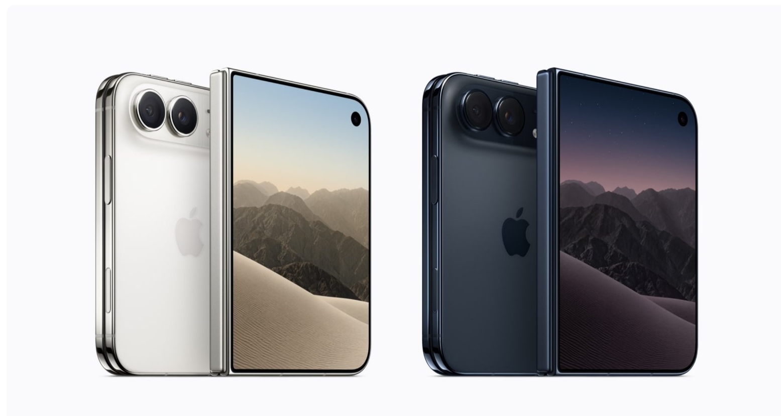 iPhone duo還是沒有逃過摺疊屏的通病。