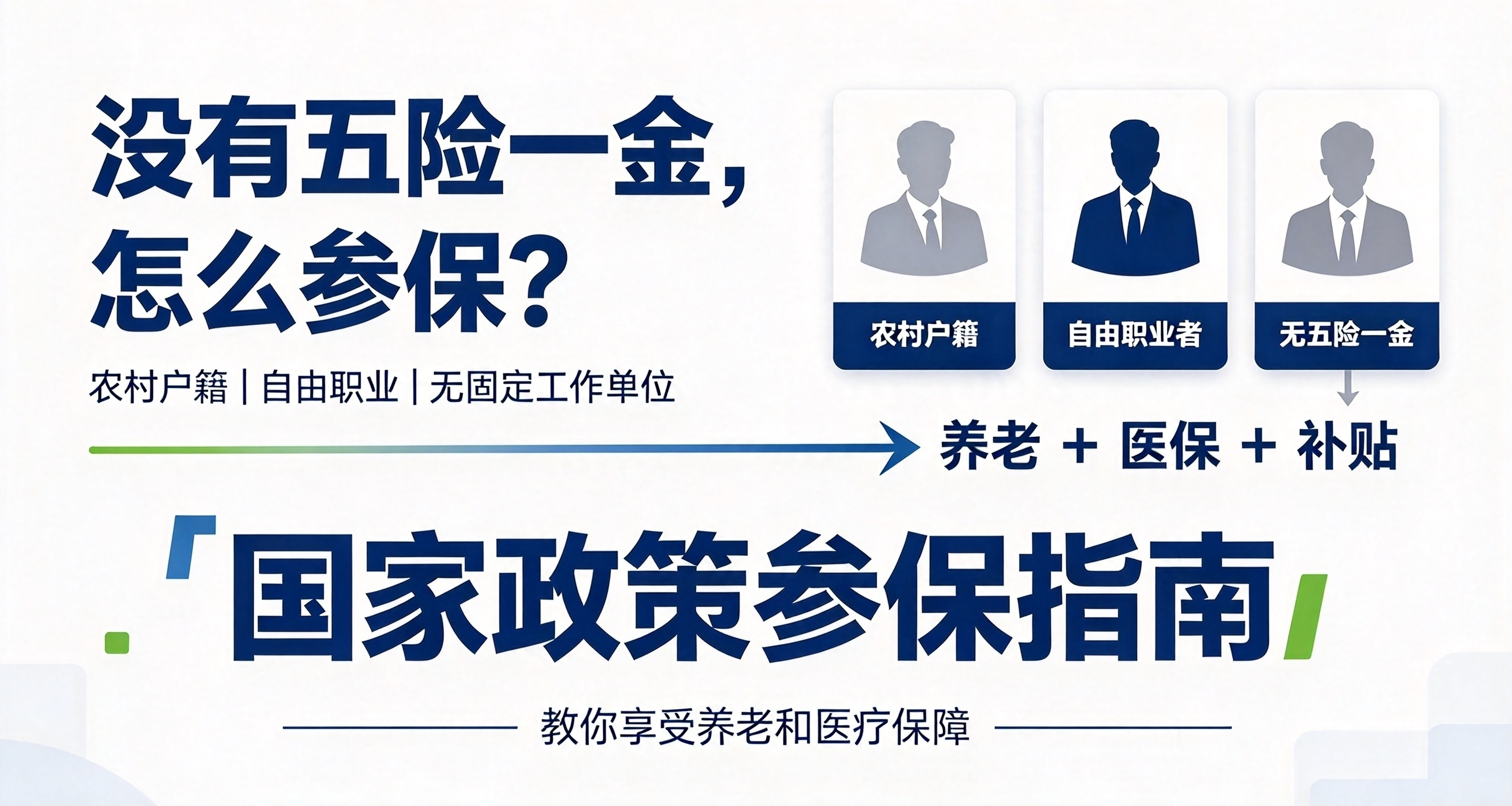 最希望你用不上的科普，工作如果没有五险一金，怎么用政策参保！