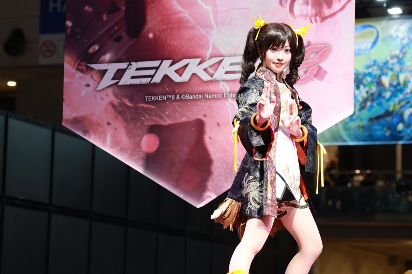 TGS23《鐵拳8》展臺凌曉雨Cos 很漂亮還原度高