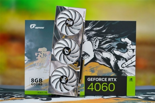 水墨畫吸睛！七彩虹iGame RTX 4060 OS 8GB霧山五行定製版圖賞