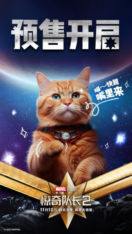 《驚奇隊長2》中國內地預售開啓