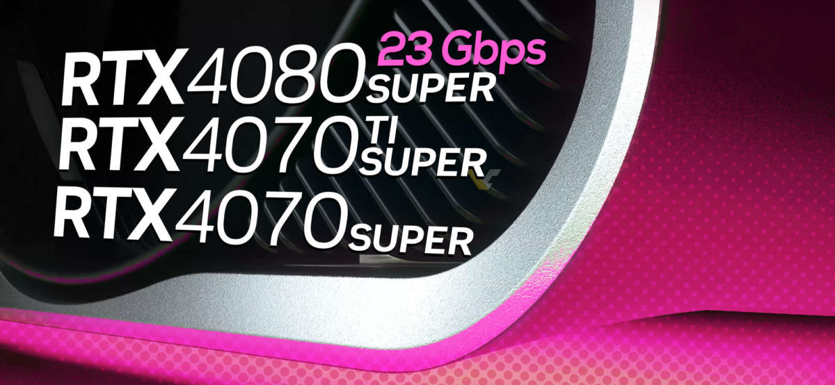 RTX 40 SUPER系列显卡完整规格曝光