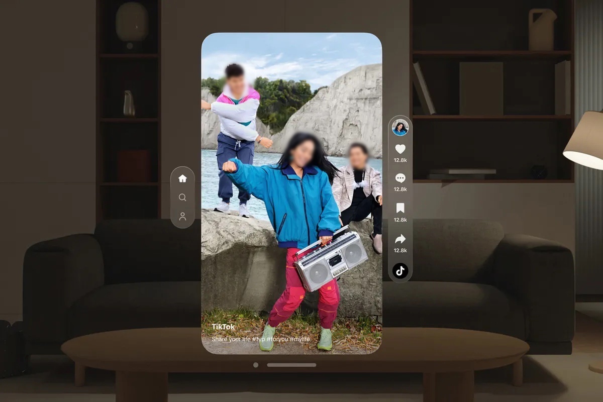 TikTok 原生应用登陆苹果 Vision Pro 头显