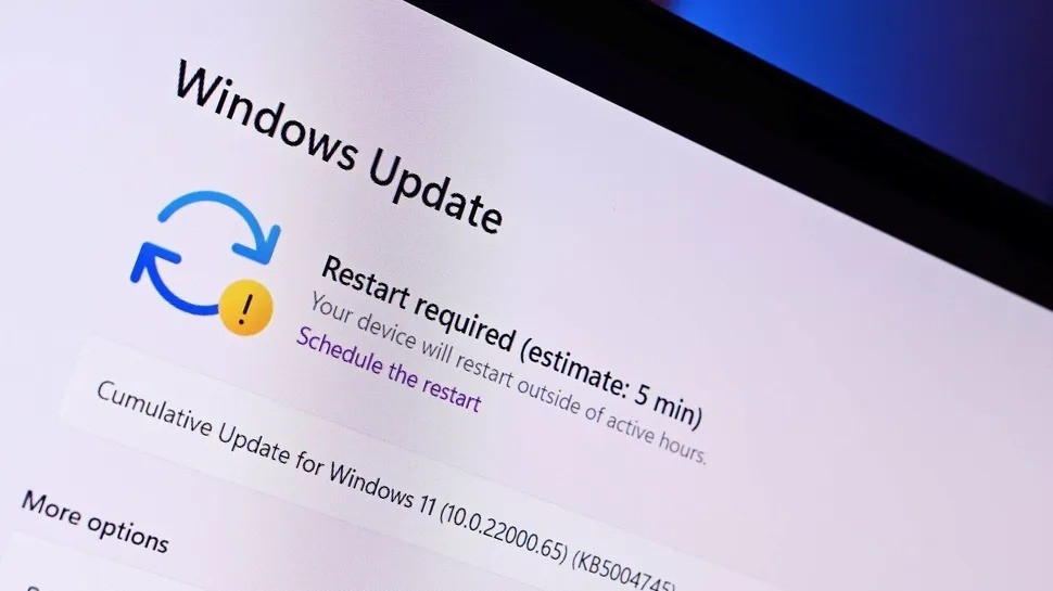 Win11可能不再需要頻繁重啓以進行安全更新