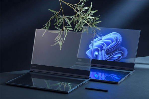 聯想MWC全球首秀透明屏電腦：無邊框全透明 配備AIGC技術